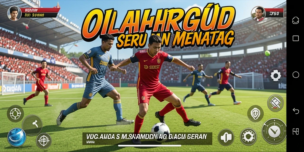 Screenshot gameplay 2757 menampilkan aksi seru dalam permainan olahraga.