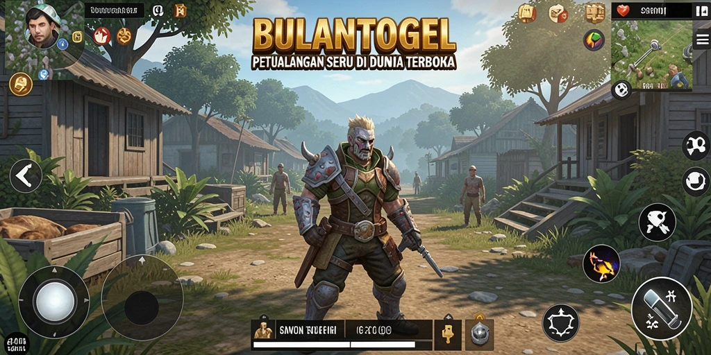 Screenshot menampilkan gameplay BULANTOGEL yang mendebarkan dan penuh warna.