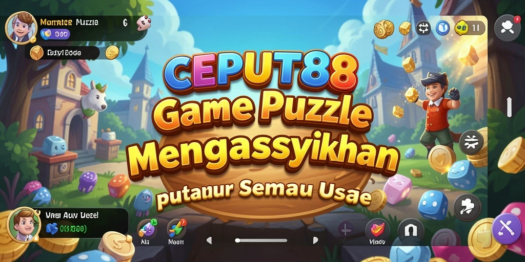 Screenshot gameplay CEPAT88 yang menunjukkan tantangan Puzzle yang seru.