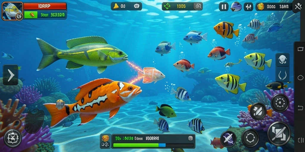 Gameplay menarik dari IDRRP saat menembak ikan.