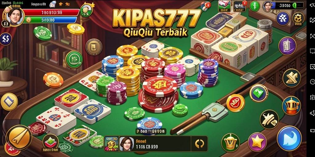 Screenshot dari gameplay QiuQiu yang seru di KIPAS777.