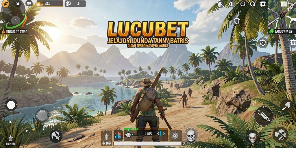 Tampilan gameplay LUCUBET yang menakjubkan dalam dunia Open World.