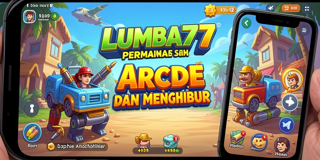 Tampilan gameplay menarik di LUMBA77 dengan karakter dan level yang berwarna.