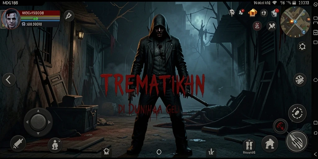 Tampilan gameplay memukau dalam suasana Horror yang mendebarkan.