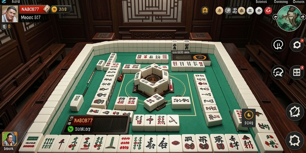 Tampilan gameplay seru dari NABOB77 yang penuh warna.