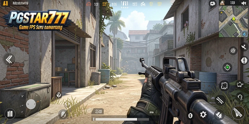 Tampilan duel seru dalam PGSTAR777, action FPS yang mendebarkan.