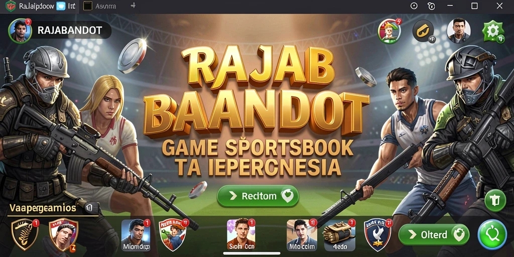 Tampilan menarik dari gameplay Sportsbook RAJABANDOT dengan fitur taruhan interaktif.