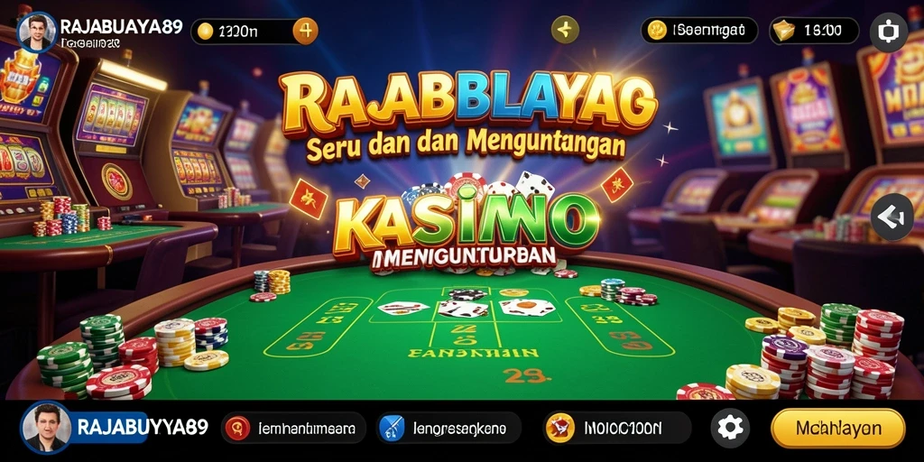 Tampilan menarik dari gameplay seru di RAJABUAYA89.
