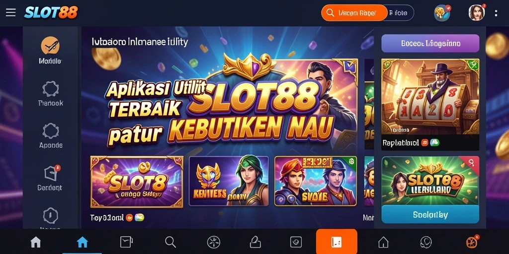 Tampilan utama SLOT88 menampilkan berbagai alat bantu produktivitas.
