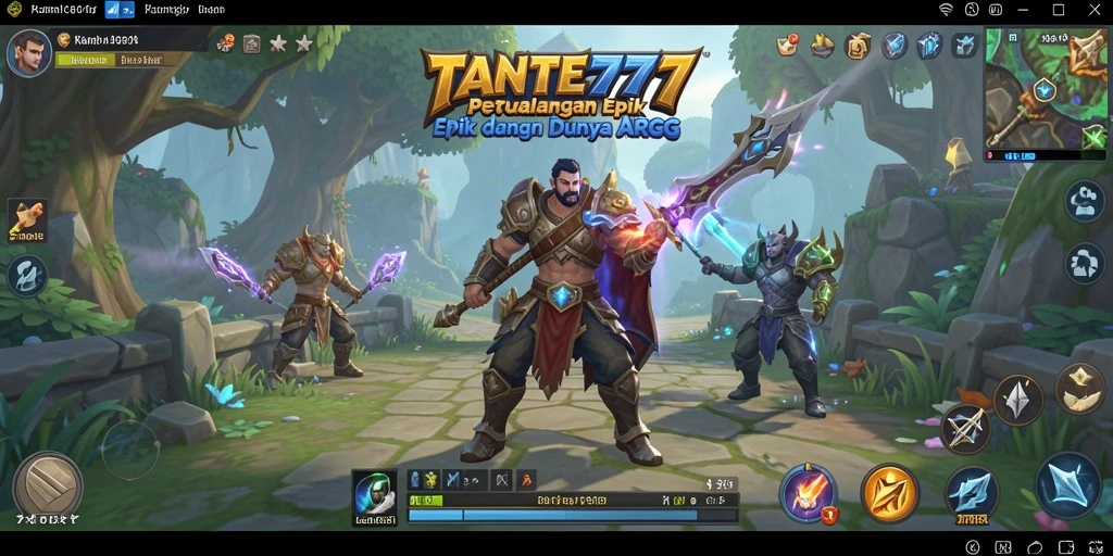 Gameplay seru dengan aksi mendebarkan di TANTE777.