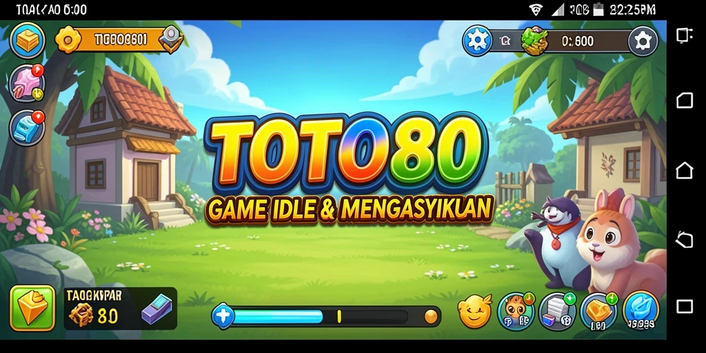 Screenshot gameplay TOTO80 yang menampilkan karakter dan eksplorasi.